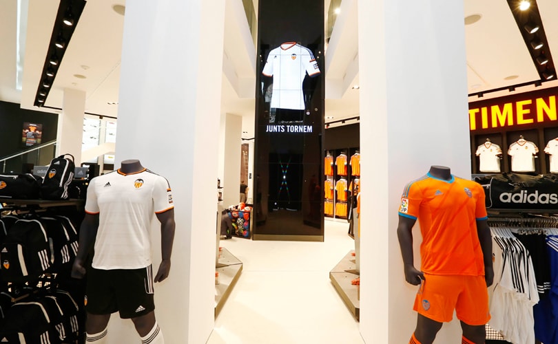 Adidas estrena megastore con el Valencia Club de FÃºtbol